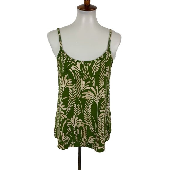 Cabi Tank Top Small Green Sleeveless Summer Casual Minimal Resort - Picture 1 of 5